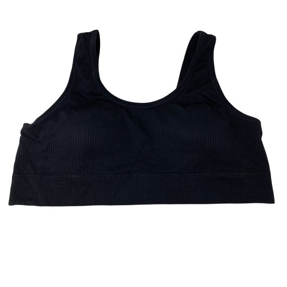 torrid Other - Torrid Curve Wireless Bralette Womens Size 3X Black Ribbed Knit